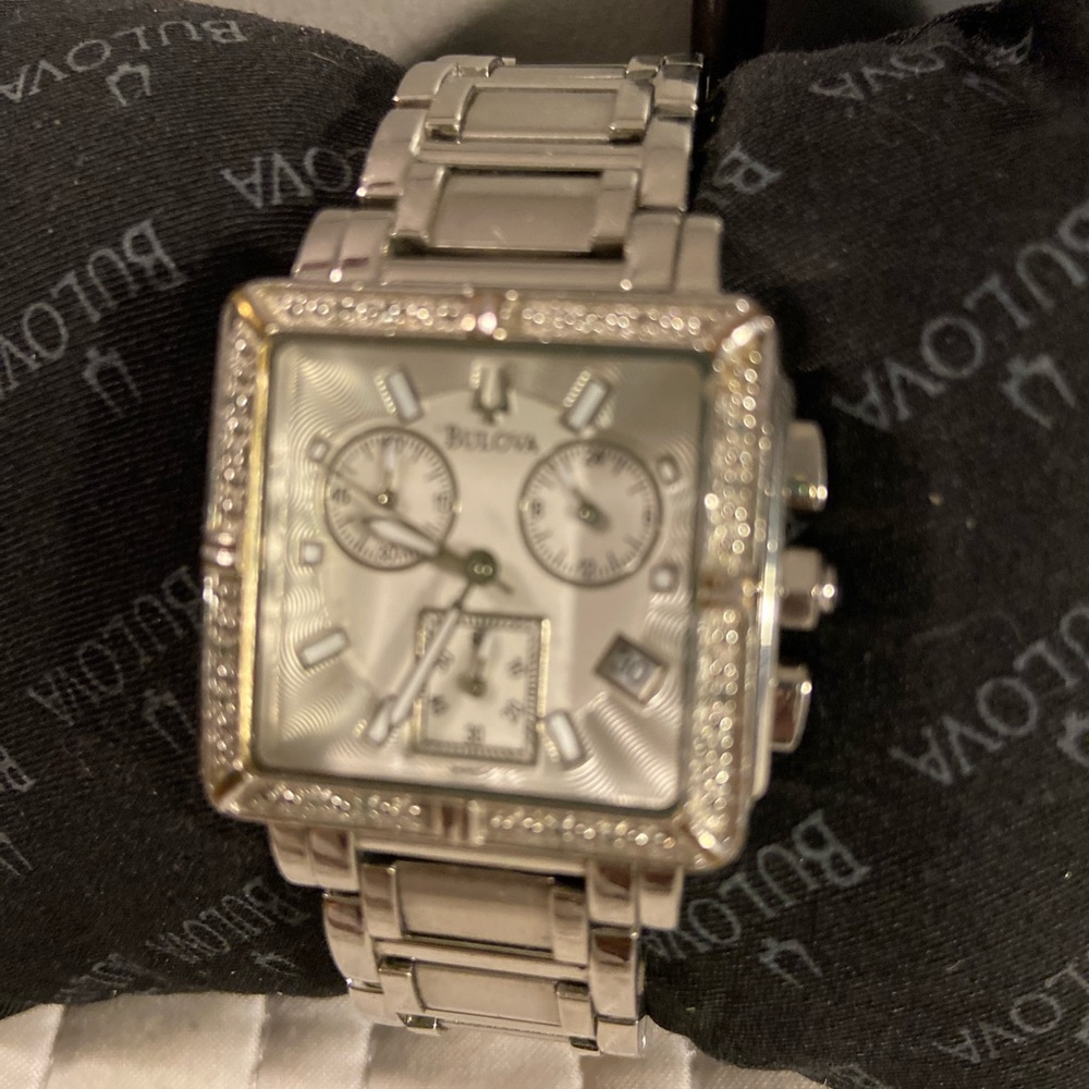 Bulova diamond watch.
